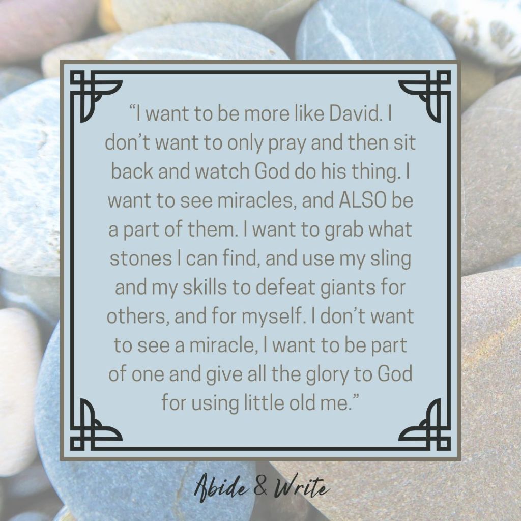 Pick Up The Stones: Being a Part of the&nbsp;Miracle